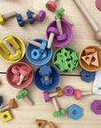 TickiT Rainbow Wooden Nuts & Bolts