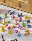 TickiT Rainbow Wooden Nuts & Bolts