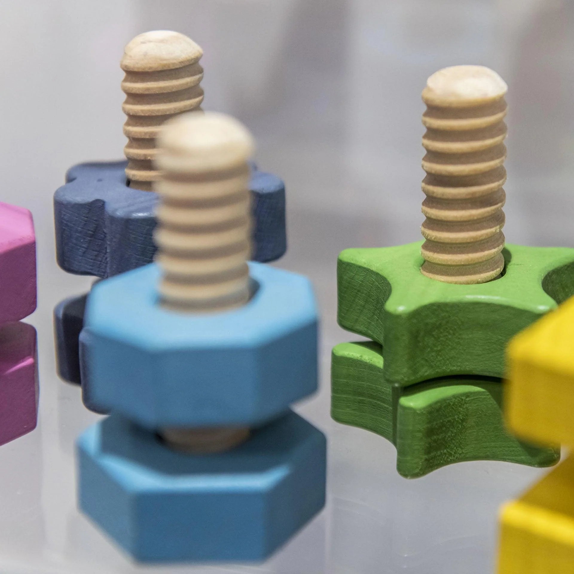 TickiT Rainbow Wooden Nuts &amp; Bolts