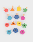 TickiT Rainbow Wooden Nuts & Bolts