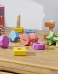 TickiT Rainbow Wooden Nuts & Bolts