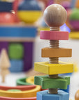 TickiT Rainbow Wooden Shape Twister