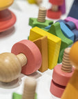 TickiT Rainbow Wooden Shape Twister