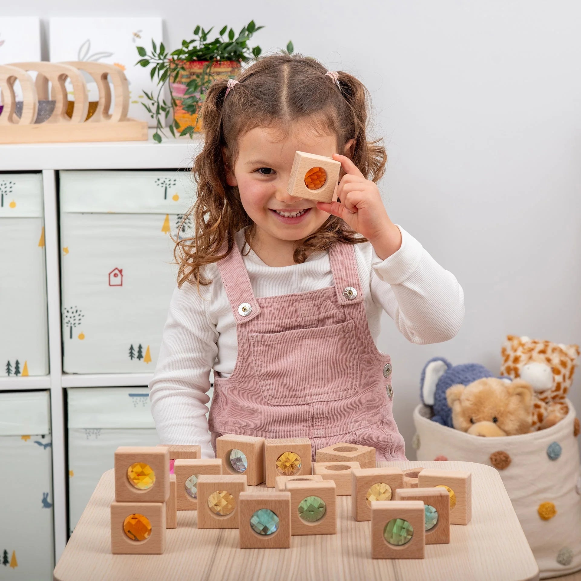 TickiT Wooden Kaleidoscope Blocks – Pack of 20