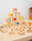 TickiT Wooden Kaleidoscope Blocks – Pack of 20