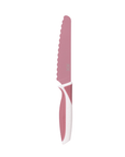 KiddiKutter Knife - Cotton Candy, a safe knife for kids to chop fruit and veggies with a rounded serrated edge.