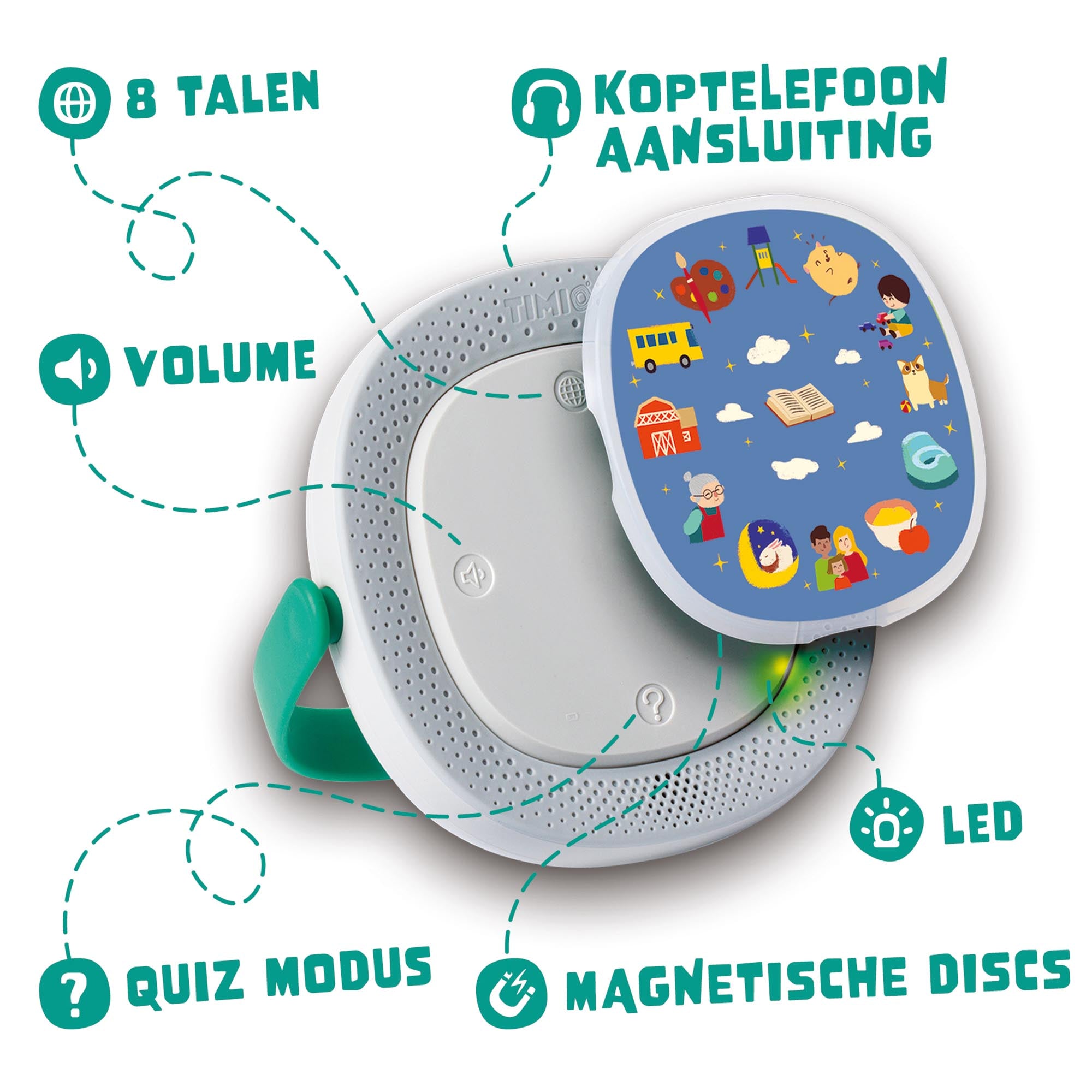 Timio Player + 5 Discs Rechargeable