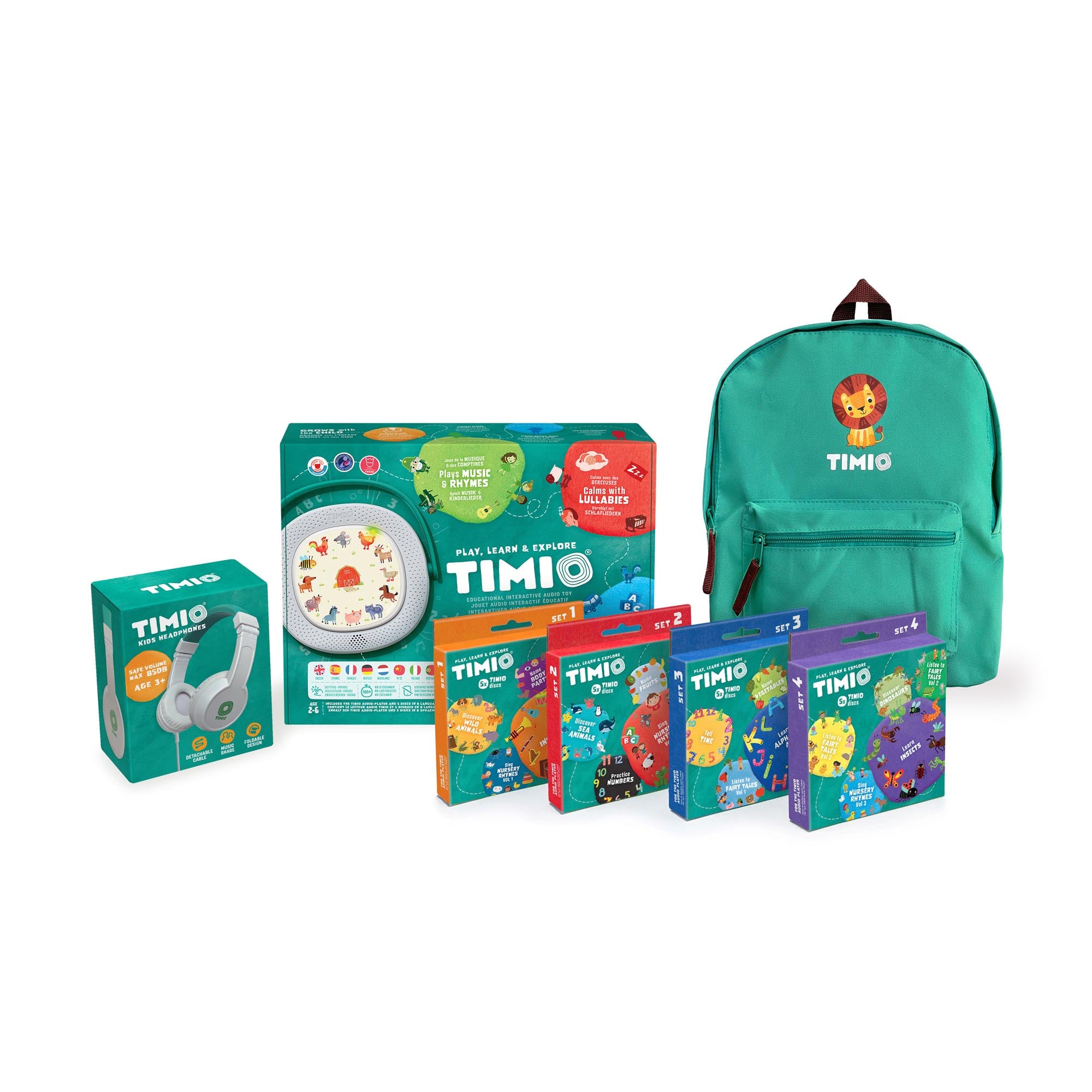 Timio Player + 5 Discs Rechargeable