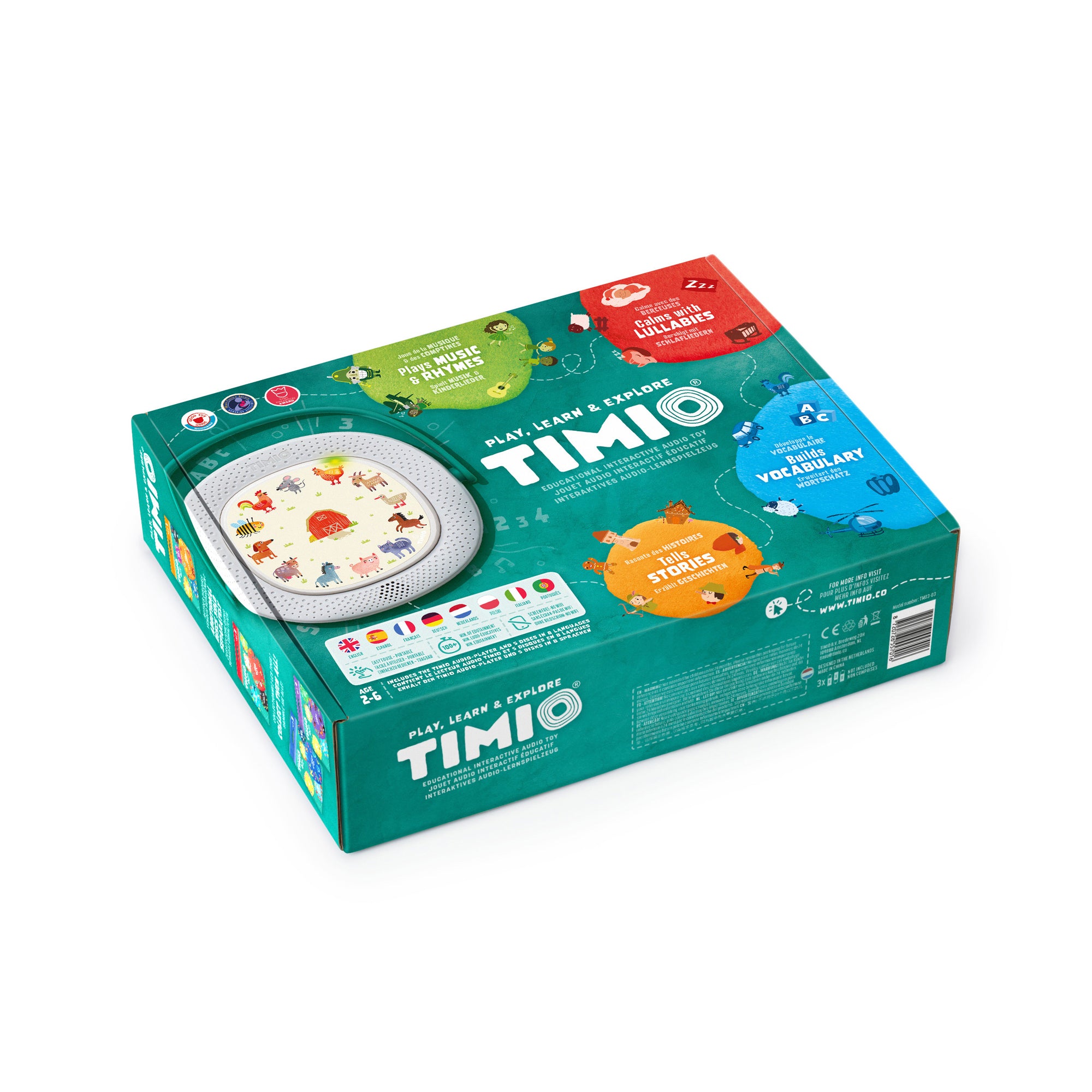 Timio Player + 5 Discs Rechargeable