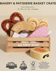 Bakery & Patisserie Wooden Market Crate