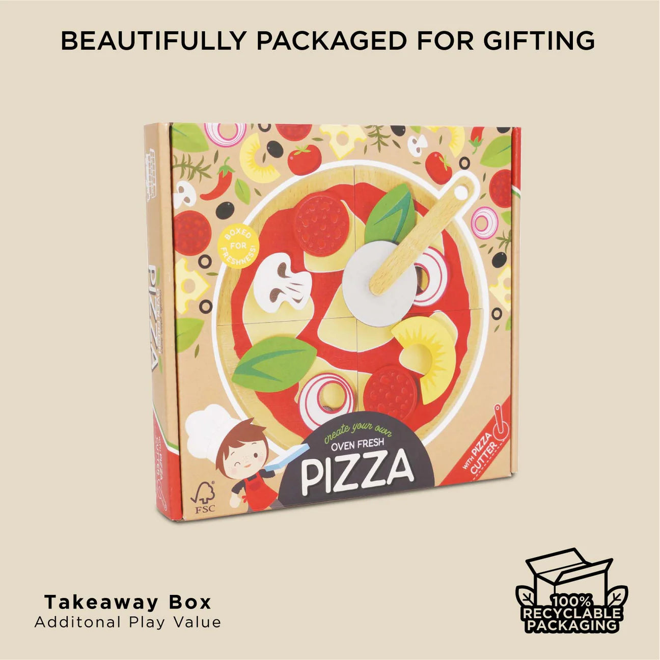 Le Toy Van Wooden Pizza Set