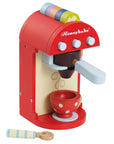 Wooden Toy Coffee Machine & Pods