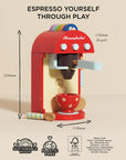 Wooden Toy Coffee Machine & Pods