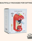 Wooden Toy Coffee Machine & Pods