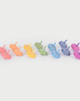 Tickit Rainbow Wooden Spinning Tops