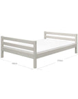 Single Bed, 140x200 cm, White