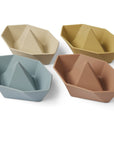 Asger silicone boats 4 pcs.-multi mix