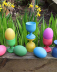 Rainbow Wooden Eggs