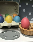 Rainbow Wooden Eggs