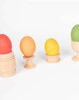 Rainbow Wooden Eggs
