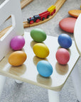 Rainbow Wooden Eggs