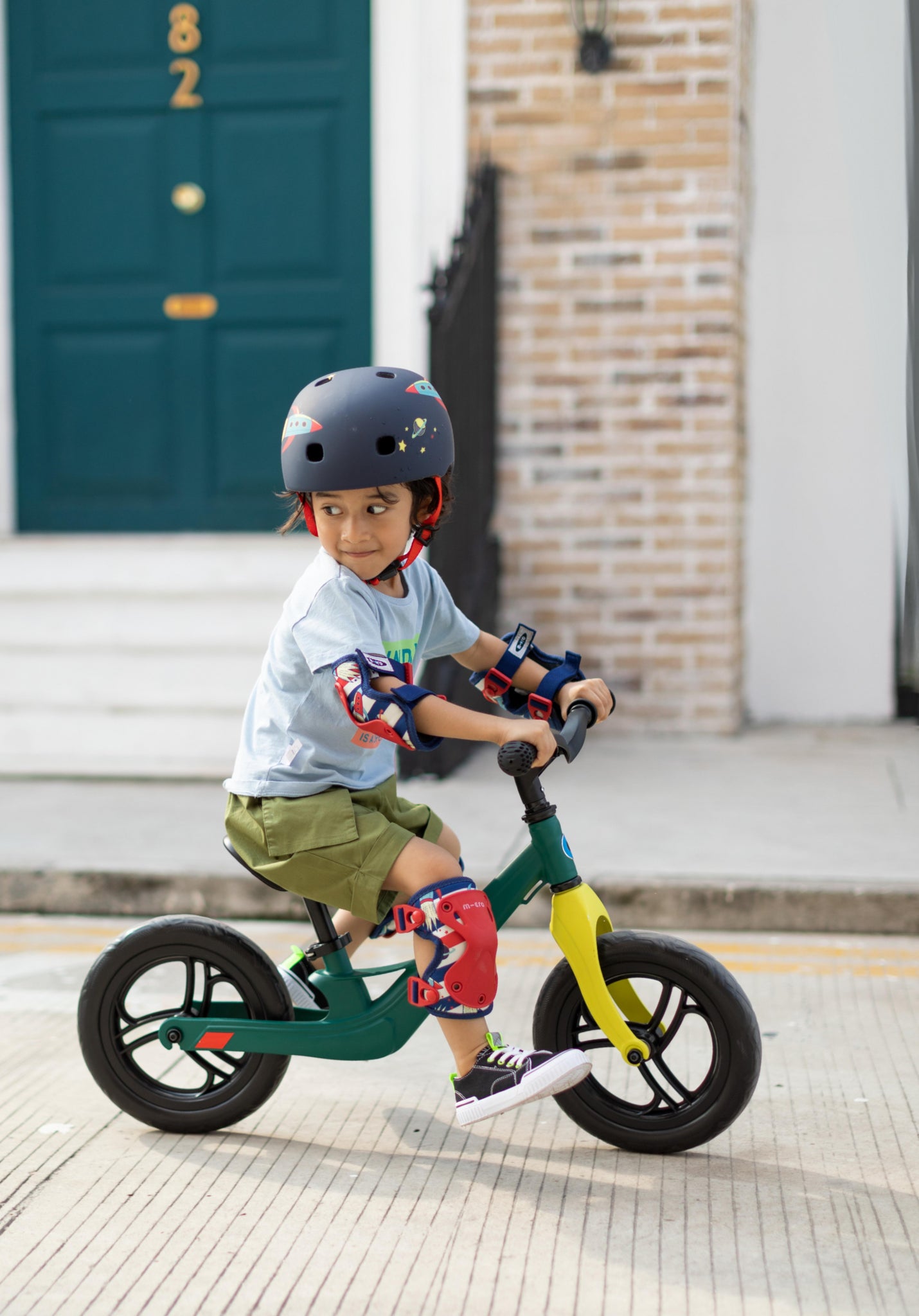 Micro Balance Bike Peacock Green