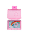 Yumbox Snack Box 3 Sections - Power Pink Rainbow